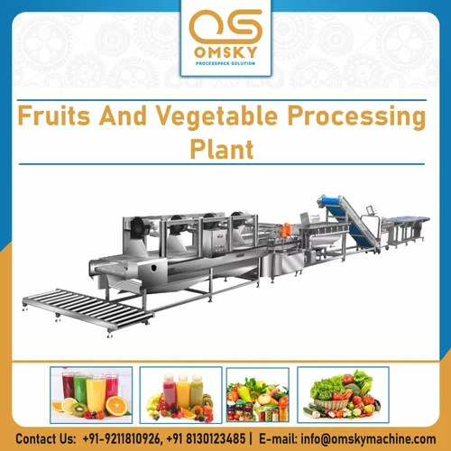 Food and Vegetable Processing Plant Manufacturer in Noida